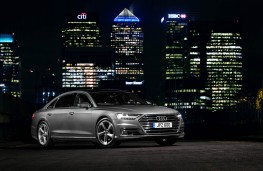 Audi A8 L, night static